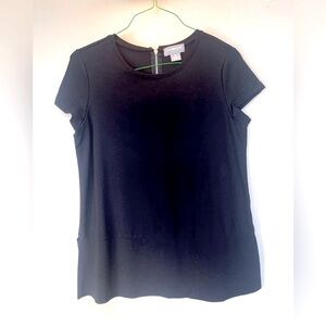 Women’s cap sleeved black shirt Liz Claiborne